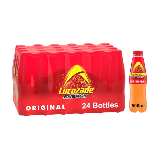 Lucozade Energy Original, 24 x 500ml bottles