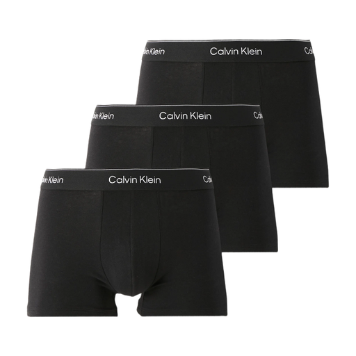 Calvin Klein 3-Pack Trunks - Icon Cotton Stretch - Black S