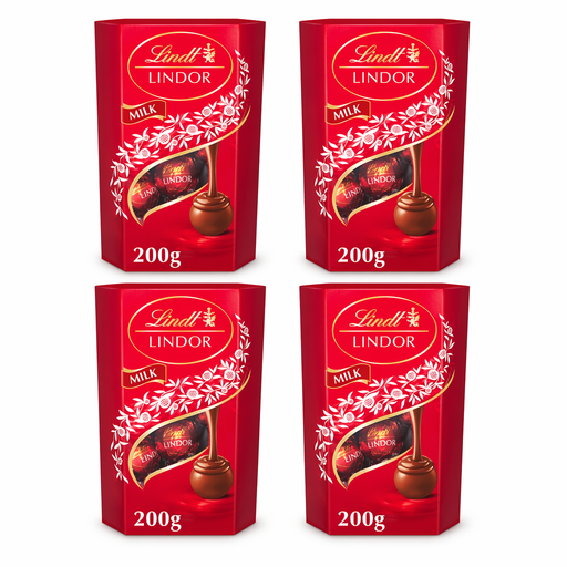 Lindt Lindor Milk Chocolate 200g box