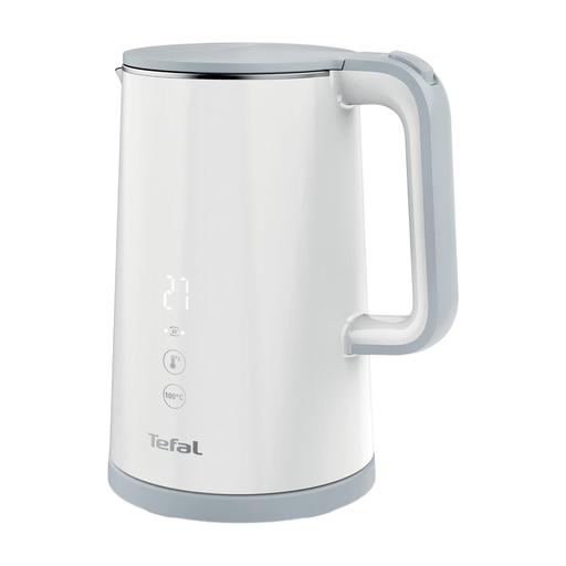 Tefal Sense KO6921 - Electric Kettle - 1.5L - Modern Design - 5 Temperature Settings - With LED Indicator - 1800W - White