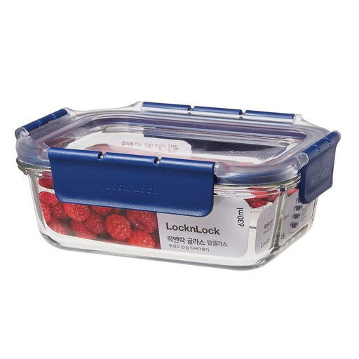 LocknLock Glass Food Container Top class Rectangular 630ml
