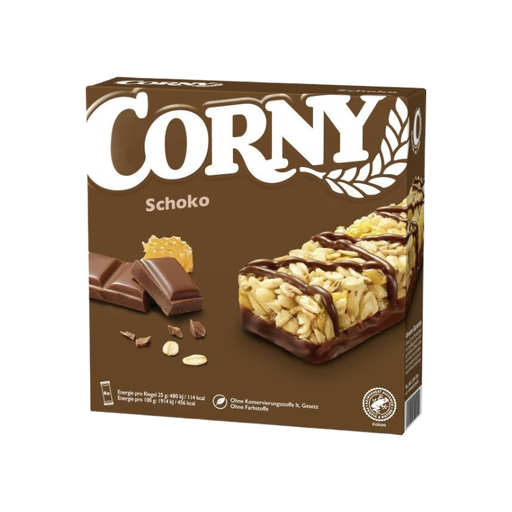 Corny Chocolate Cereal Bars 6x25g