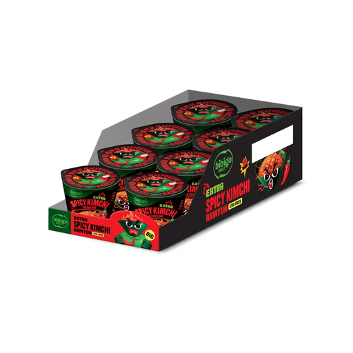 Bibigo Extra Spicy Kimchi Ramyun Cup