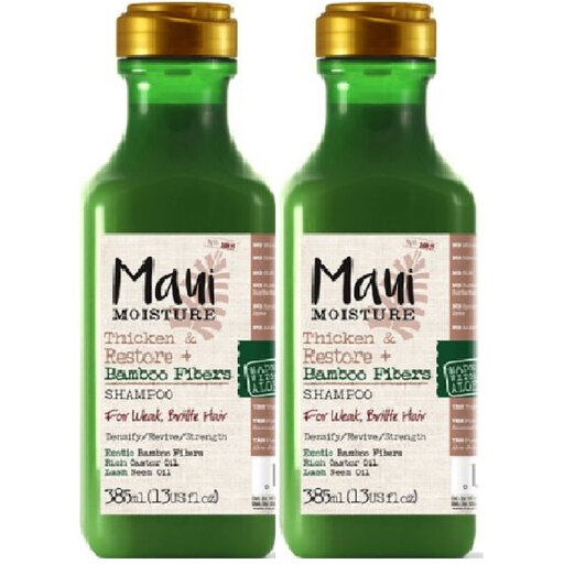 Maui Moisture Thicken & Restore + Bamboo Fibers Strengthening Shampoo
