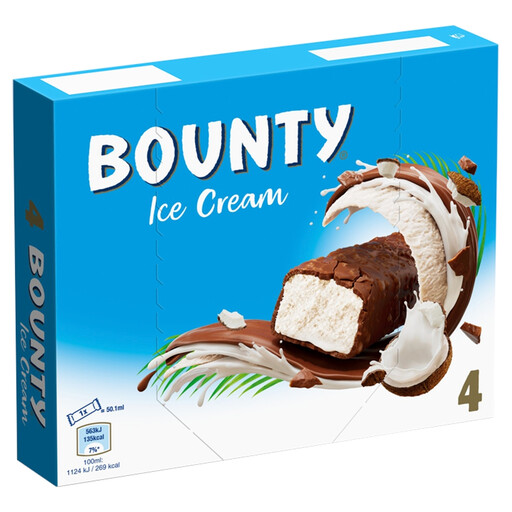 Bounty Chocolate & Coconut Ice Cream Bars