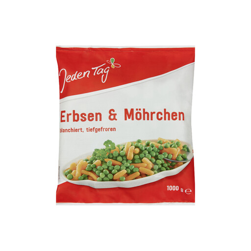 Jeden Tag Peas & Carrots 1000 g