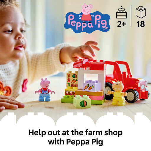 LEGO DUPLO Peppa Pig's Tractor and Market