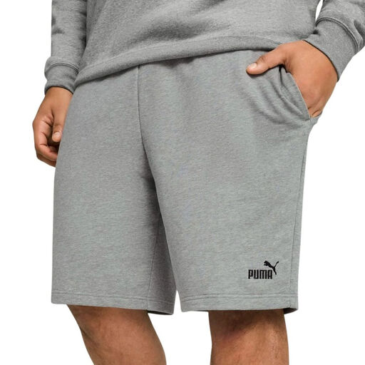 PUMA Men's Shorts Medium Gray Heather PUMA ESS No. 1 Logo Collection M