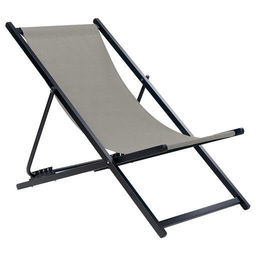 BelianiFolding Deck Chair Grey LOCRI II