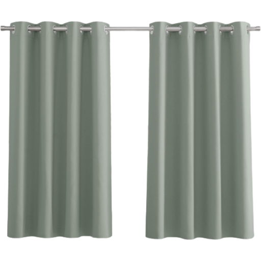 PONY DANCE Blackout Curtains with Eyelet