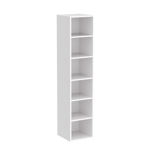 Tribesigns 180cm Corner Bookcase, White