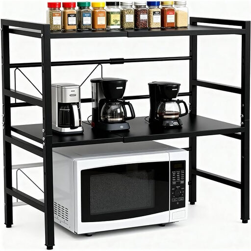 SRD Countertop Microwave Stand 3 Tier