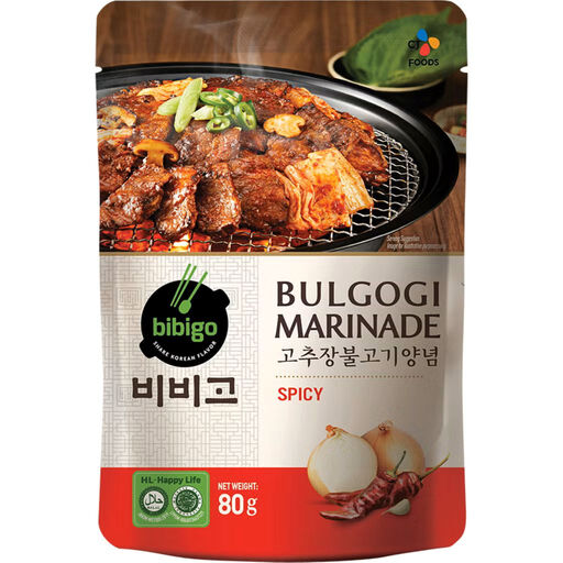 Bibigo Bulgogi Marinade Spicy 80g
