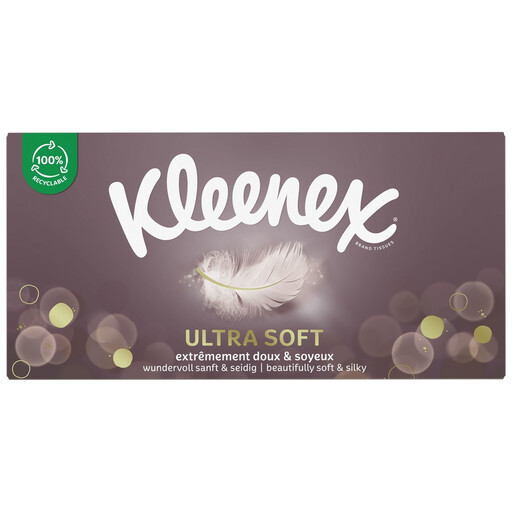 KLEENEX Ultrasoft Facial Tissues 3-Ply