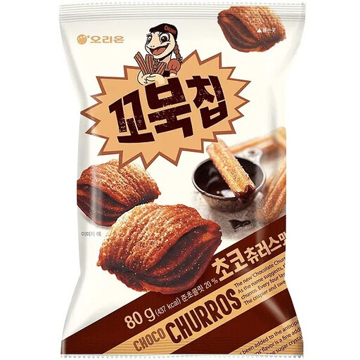 Orion Turtle Chips Choco Churros 80 g