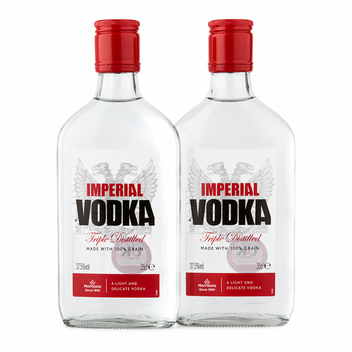 Pack of 2 - Morrisons Imperial Vodka 35cl
