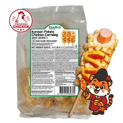 Rengi Korean Chicken & Potato Corndog Bulk 800g