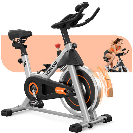 YOSUDA Indoor Cycling Bike with Magnetic Resistance and APP, 120 kg