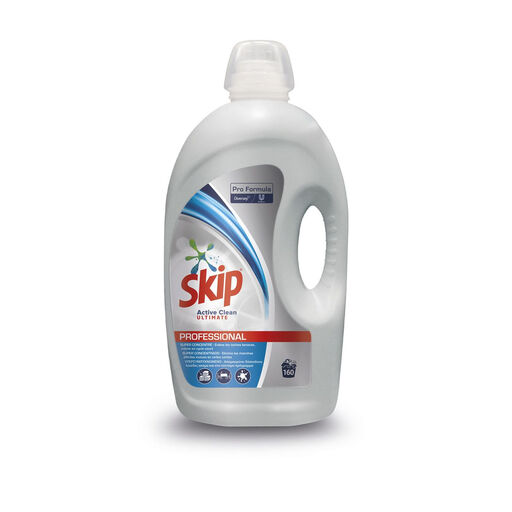 SKIP Professional Ultimate Active Clean Lessive Liquide Ultra-Concentrée 160 Lavages 4,32 L