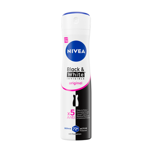 NIVEA Black & White Invisible Original Anti-Perspirant Spray 150 ml
