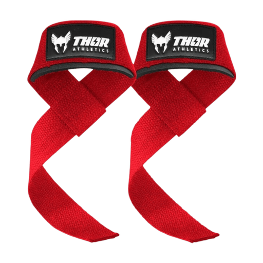Thor Athletics Lifting Straps Red