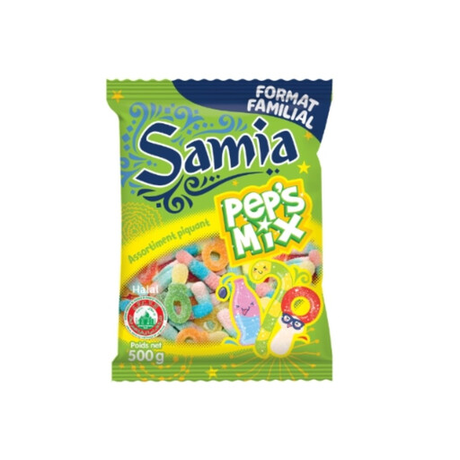 SAMIA Halal Sour Candy Assortment 500 g