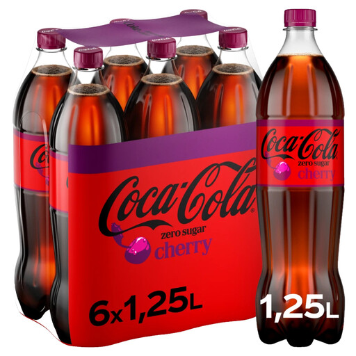Coca-Cola Zero Sugar Cherry 6x1.25L