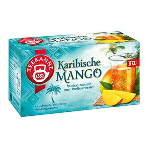 Teekanne Caribbean Mango Fruit Tea 20 x 2.5 g