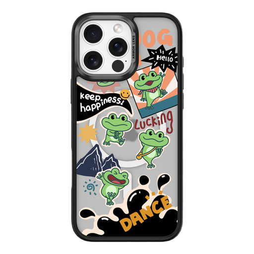 Comma Cultural Series Magnetic Phone Case - iPhone 16 Pro Max - Lucky Frog