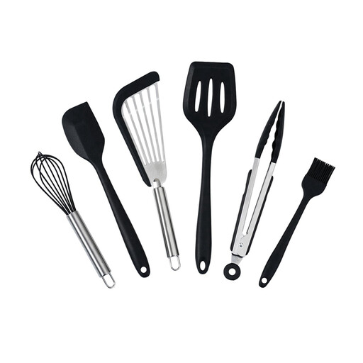 Maxcook 6-Piece Non-stick Silicone Kitchen Utensil Set