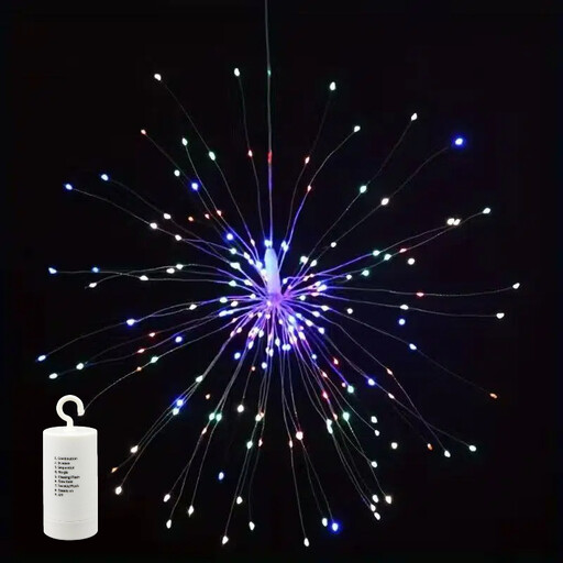 M.TK Hanging Led Starburst Light in Bunt
