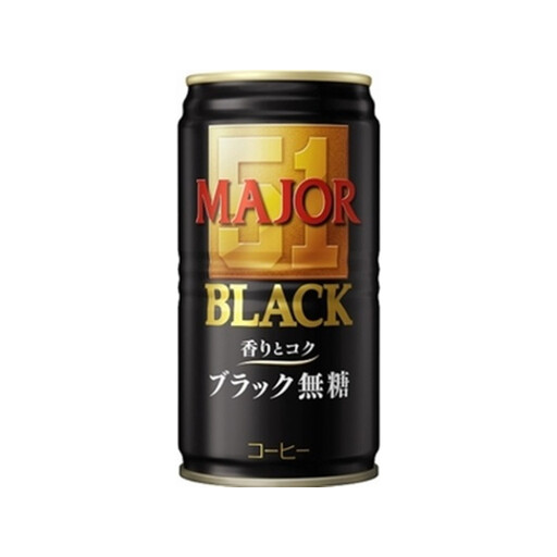 UCC MAJOR scent and rich black no sugar 185ml