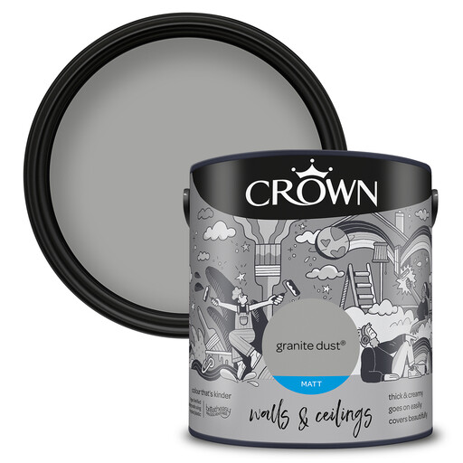 Crown Matt Emulsion Granite Dust 2.5L