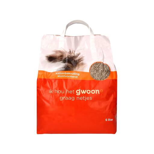 g'woon Cat Litter Ultra Clumping Per Box 6 L
