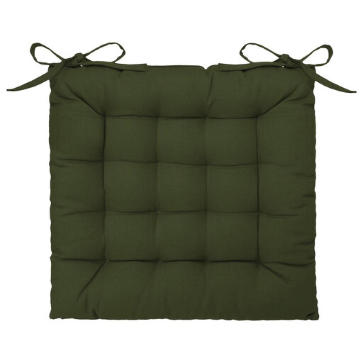Atmosphera Garden Chair Cushion - Olive Green, 38 x 38 cm