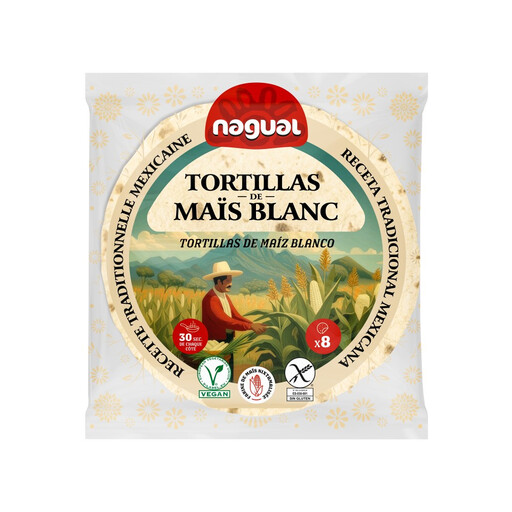 NAGUAL White Corn Tortillas 200 g