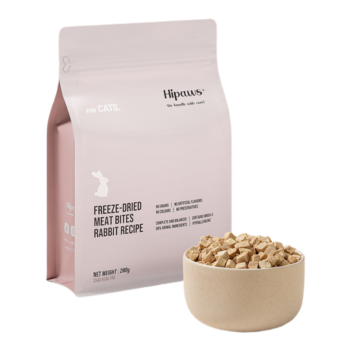 Hipaws All Life Stages Complete Freeze-dried Cat Food Rabbit Recipe