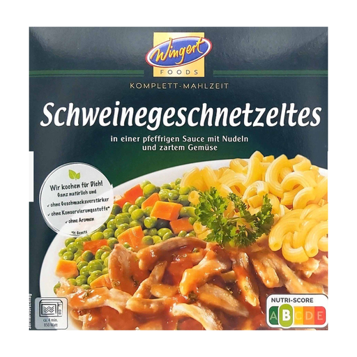Wingert Pork Escalope with Noodles and Vegetables 480g