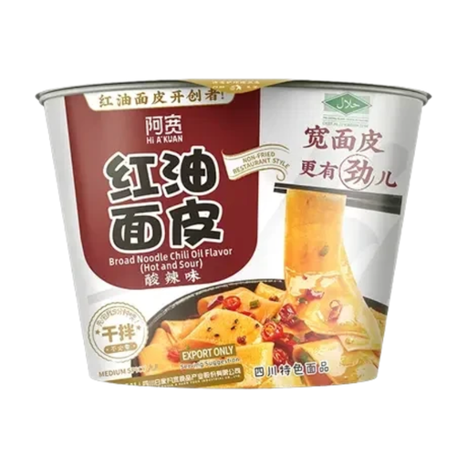 A'Kuan Broad Noodle Bowl Sour & Hot 115g