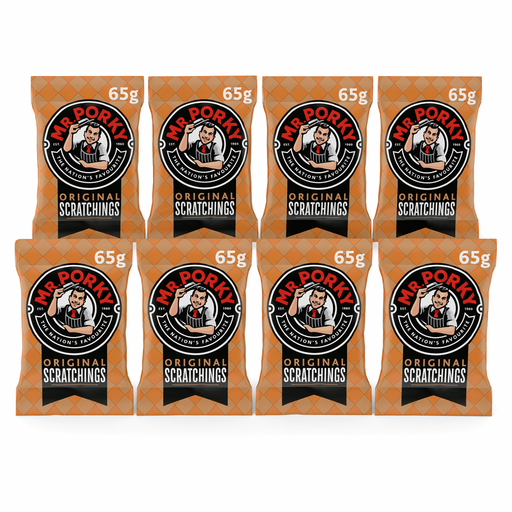 Mr Porky Scratchings 65g, case SKU