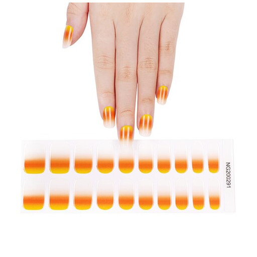 MeoMagic Accessories gel nail stickers in mintgroen en wit
