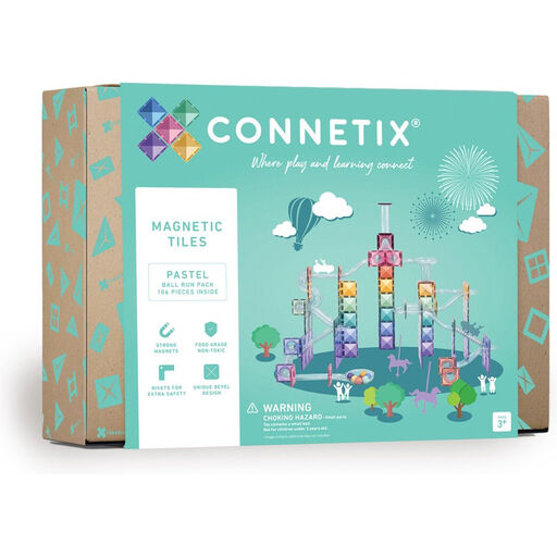 Connetix - Pastel Ball Run Pack 106 Pieces