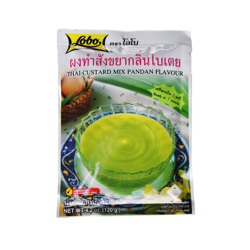 Lobo Thai Custard Mix Pandan Flavour 120g
