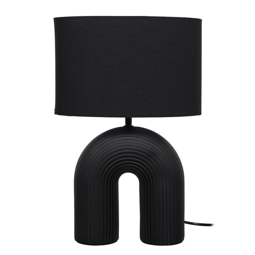 HOME DECO FACTORY Lampe Archi en Céramique Noire