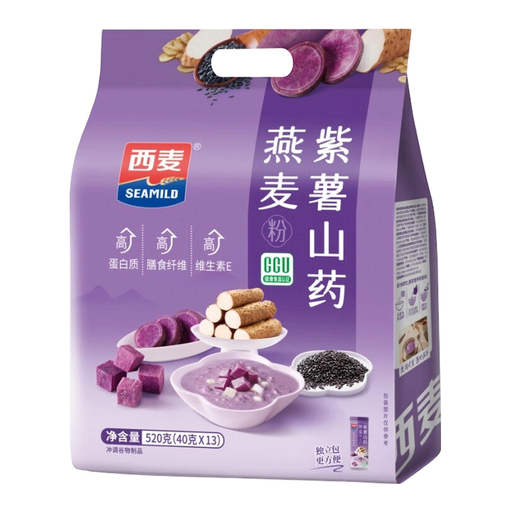SEAMILD Purple Sweet Potato & Yam Oatmeal 520g