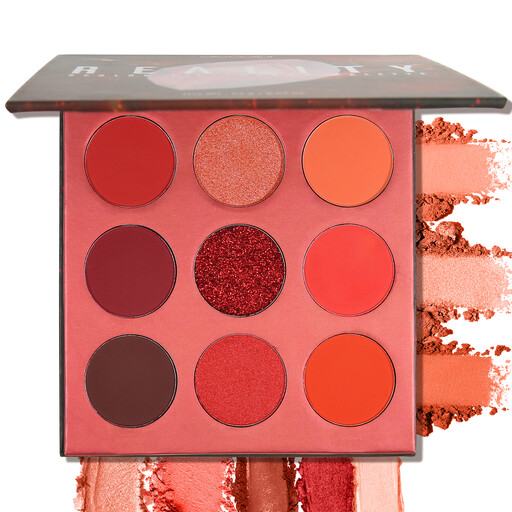docolor 9-Color Gem Eyeshadow Palette Red