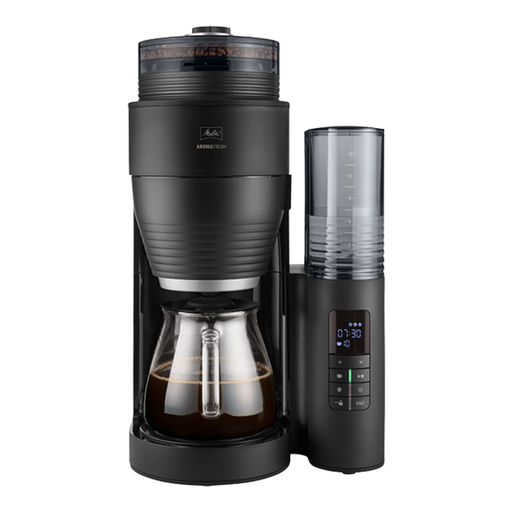 Melitta AromaFresh X Kaffeemaschine mit Mahlwerk und Glaskanne
