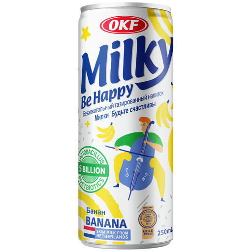 OKF Milky Be Happy Banana 250ml 饮品