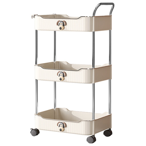 Maxcook 3-Tier Rolling Utility Cart