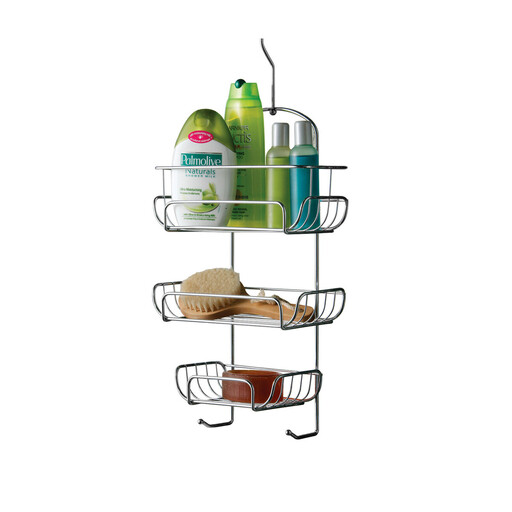 Essentials by Premier Three Tier Chrome Shower Caddy
